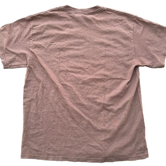 Vintage Mens Faded The Blues Brothers Spell Out Short Sleeve T-Shirt Brown M - Picture 2 of 3